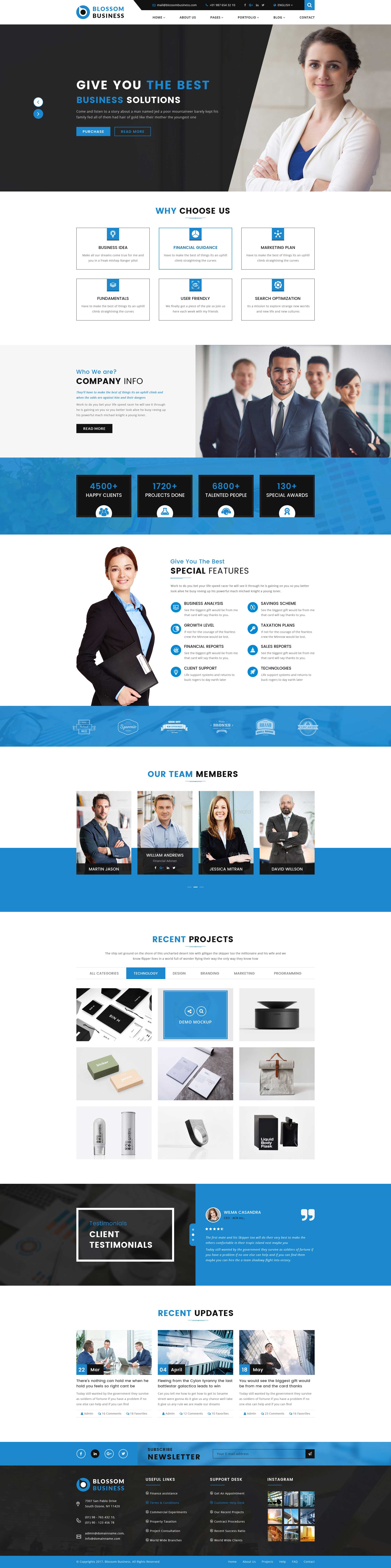 Blossom - Professional Business HTML Template